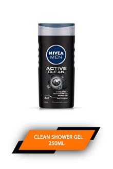 Nivea Men Active Clean Shower Gel 250ml
